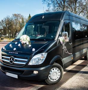 Аренда и прокат микроавтобусов на свадьбу  в Минске с водителем